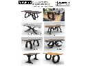 Ekskluzywne nogi 3D od stołów biurek segment Premium