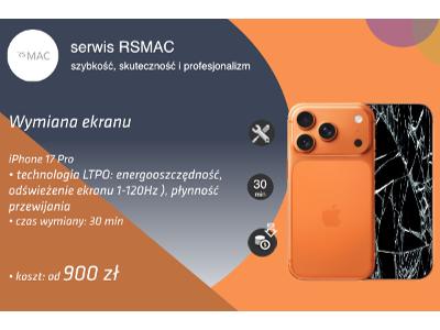 Wymiana wyświetlacza iphone 17 pro poznań - kliknij, aby powiększyć