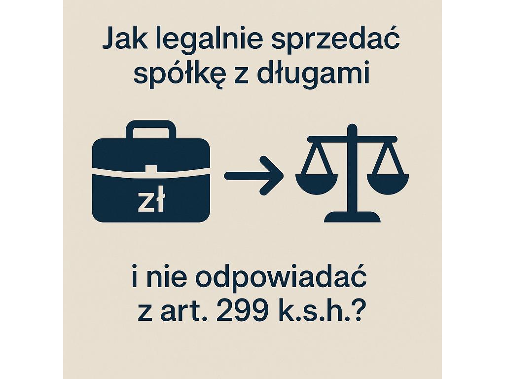 kupię zadłużoną spółkę